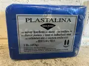 Van Aken Plastalina Modeling Clay Sculptor Blue 1 lb bar