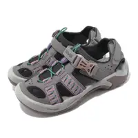 在飛比找PChome24h購物優惠-Teva 涼鞋 Omnium W 灰 紫 粉紅 護趾 水陸機