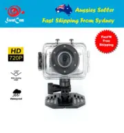 NAVIG8R SPORTS CAMERA HD 720P WITH 2" LCD TOUCH SCREEN WATERPROOF + 4GB SD Card