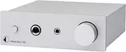 Pro-Ject Head Box S2 Micro High End Headphone Amplifier (Head Box S2, Silver)