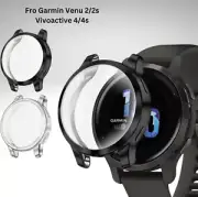 For Garmin Venu 2 2S Vivoactive 4 4S Screen Protector Full Soft TPU Case