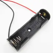 2PCS AA Battery 1.5V Holder Storage Box Case with 5" Lead for DIY Experiment