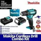 MAKITA Cordless Drill Driver Power Tool Combo Kit Includes Charger & Battery NEW
