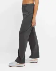 Champion Womens Jersey Pant Sz S Granite Heather Soft Lounge 31.5" Inseam Cord
