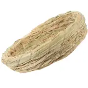 Bird's Nest Rabbit's Woven Grass Birdhouse Crafts Breeding Nesting Material