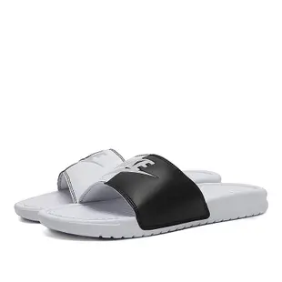 【Footwear Corner 鞋角 】Nike Benassi JDI Slide 白底陰陽拼接拖鞋