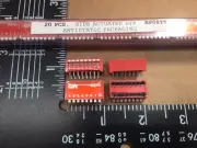(5 pcs) BP08YT – C&K, 5vdc 100mA SPST 8-Position, Slide DIP Switch