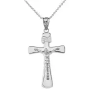 925 Sterling Silver Jesus Christ Holy Cross S/M/L