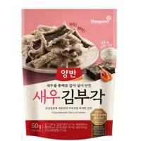 在飛比找蝦皮購物優惠-韓國🇰🇷 遠東Dongwon 海苔酥50g 鮮蝦風味/蒜味/