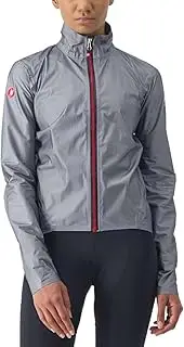 [Castelli] Women's Tempesta Lite Jacket, Grey, X-Large