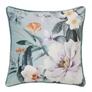 Bianca Chiquita Polyester/Velvet White Square Cushion Cover Pillowcase 43x43cm