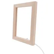 LED Photo Frame + 2 Blanks Laser Engraving Display Night-light Engraver Picture