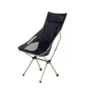 Black Gold Camp Chair Ultralight Collapsible Camping Moon With Bag Camping Furniture