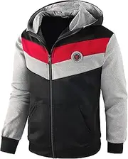 [Ywenaisy] Sweat Jacket Boys Zip Jacket Boys Hoodie Boys Pullover Boys Hooded Zip Hoodie Kids Boys Sweatshirts Hoodie for Boys Streetwear Hoodie Boys for Years 8-16