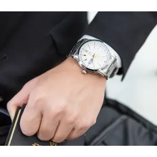 SEIKO 精工 五號 極簡風格機械錶白8金 男錶 SNKP11K1【Watch On-line Store】