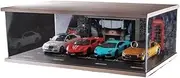 Simulation Parking lot Mode 1/24 Car Model Storage Simulation Parking Lot Scene Model Photography Background Garage Parking Space Display Stand Car Garage Protective Organizer Scene(01)