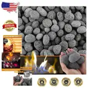 45 lb Natural Lava Rocks - 2-3 Inch Fire Pit Stones for Stylish Outdoor Spaces