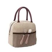 Insulated Lunch Box Tote Carry Organizer Zip Bento Cooler Storage Picnic Travel Food Snack Lunch Bag with Mesh Pocket