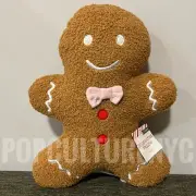 Target Bullseye's Playground Christmas Gingerbread Man Throw Pillow 14.5" New