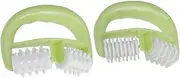2pcs Roller Tool Rollers Hand Massager Handheld Massager Tool Hand Roller Massage Roller Kit for Massage Manual Massage Balls Foam Roller with Handles Machine Green