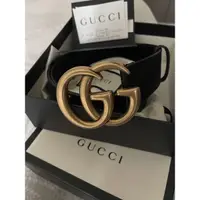 在飛比找蝦皮購物優惠-二手正品 Gucci 女生皮帶 4cm