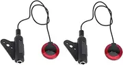 GOOHOCHY 2 Sets Guitar Parts Pickup-piezo High Fidelity Sound Quick Back Adhesive Suitable for Most String Instruments