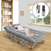 Boztiy Sleeping Cots Double Layer 14"x 28" Heavy Duty Wide Cotton Pad+Carry Bag