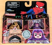 MARVEL MINIMATES BETSY BRADDOCK LOCKJAW FIGURES TOYS R US EXCLUSIVE DIAMOND RARE