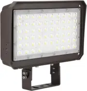 150W LED Flood Light with Dusk-To-Dawn Photocell, 150W/100W/75W Adjustable 130Lm