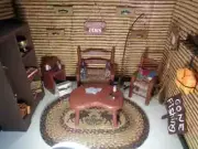 OOAK 1:6 Scale Fishing/Hunting Cabin Furniture/Action Figures