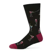 Bamboozld Hole In One Black Socks