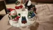 Snowmen/Snowman Yankee Candle Holder New without Box