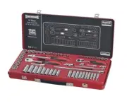 Sidchrome 57-PIECE METRIC SOCKET SET 1/4" & 3/8" Square Drive *Australian Brand