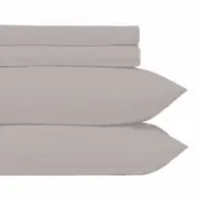 Big Sleep Microfiber Sheet Set Mushroom Single