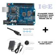 Atmega328p Development Board + 9V 1A Power Supply Compatible with Arduino UNO R3