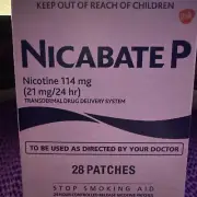 Nicabate P Transdermal Nicotine Patch 21mg 28 Patches Stop Quit Smoking Aid NEW