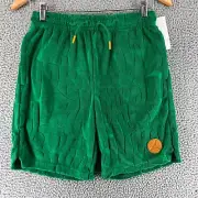 Jordan Fuel Up Cool Down Terry Shorts Kids Size L Pine Green 95D146-E1P