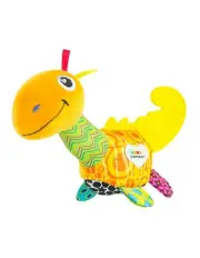 [LAMAZE] Mini Teether Dino Colourful Textured Toy With Rattle 13cm