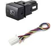 AMGHCGTEEW 1PC Front Fog Light Spotlight Automatic Headlights Power Supply Radar Parking Sensor Switch Button Fit for Nissan Leaf 18-19(Headlight)