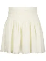 Miss Mango Girls Textured Skirt, White, Size 8
