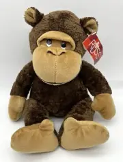 NWT Russ Berrie “Chuckles” the Brown Monkey 13” Plush Toy