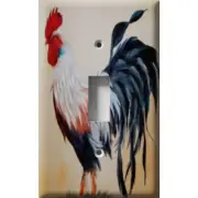SnazzySwitch Rooster Profile Decorative Light Switch Plate Cover