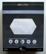 Lux Living Total Encasement Mattress Protector, Cal King, LUXTE72