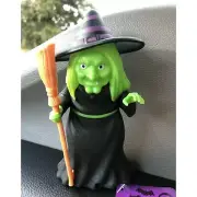 Witch Halloween Motion Activated Light & Sound Lights Up 5.75” Decor S1