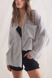 Decjuba RAE OVERSIZED SHIRT Size 12 RRP $99.95