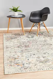 Abode Rug Culture Silver Multi Bohemian Transitional Rug