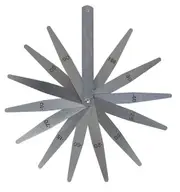 Moore & Wright MW-394M - Precision Feeler Gauge 0.05-1.00 150mm 13 Blades