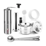 Stainless Steel Reusable Coffee Capsule for 3 Hearts Refillable Coffee Maker