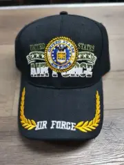 US Air Force Adjustable Hat Cap USAF United States Veteran Men Women Blue
