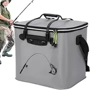 Fishing Bucket, Portable Fishing Bait Container, Fish Bait Holder, Shrimp Minnow Bucket, Outdoor Fishing Bucket, Leak-Proof Fishing Bucket, Fishing Lure Holder, Portable Fishing Gear, Bait Container